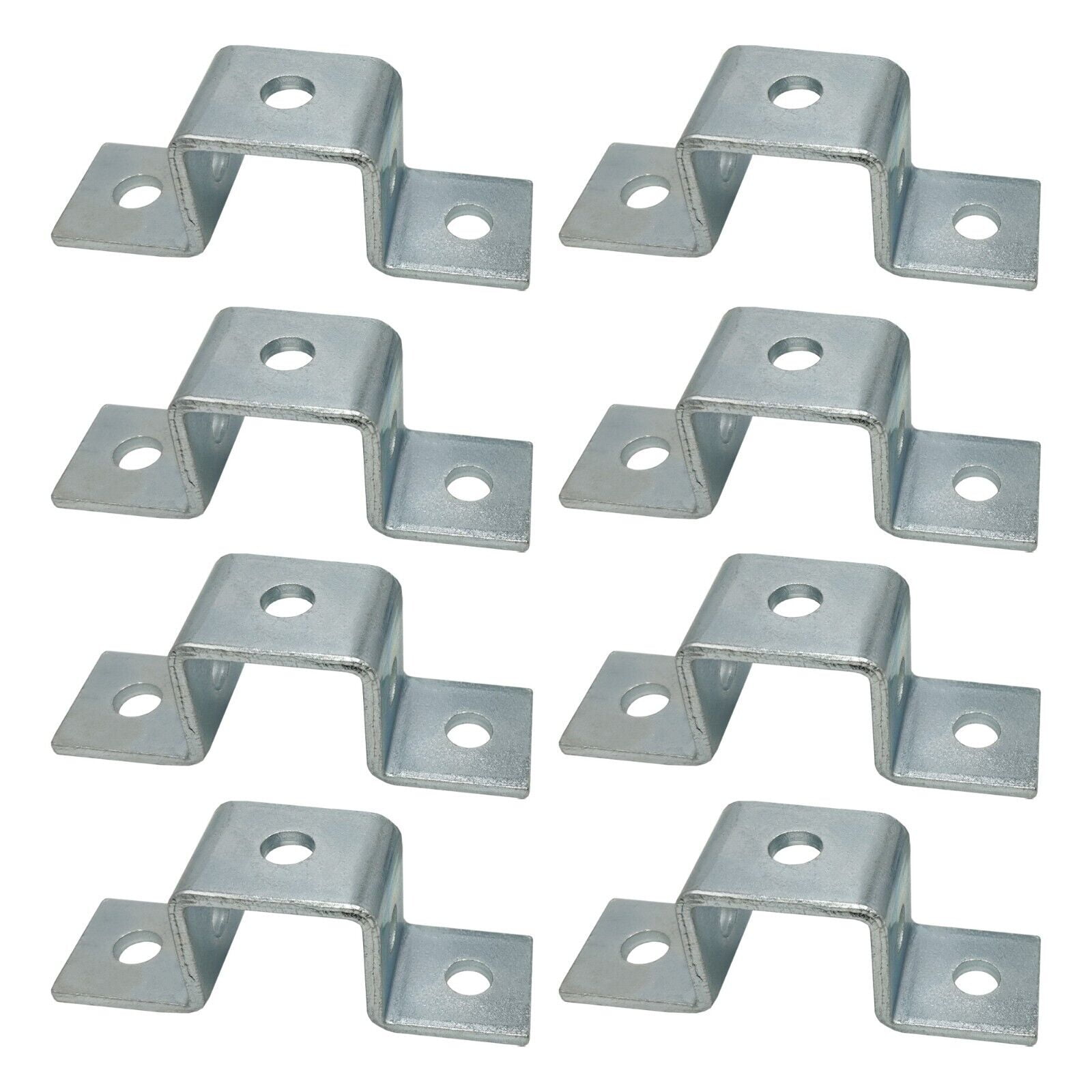 8 Pack - 5 Hole, U Shaped Connector Bracket for All 1-5/8