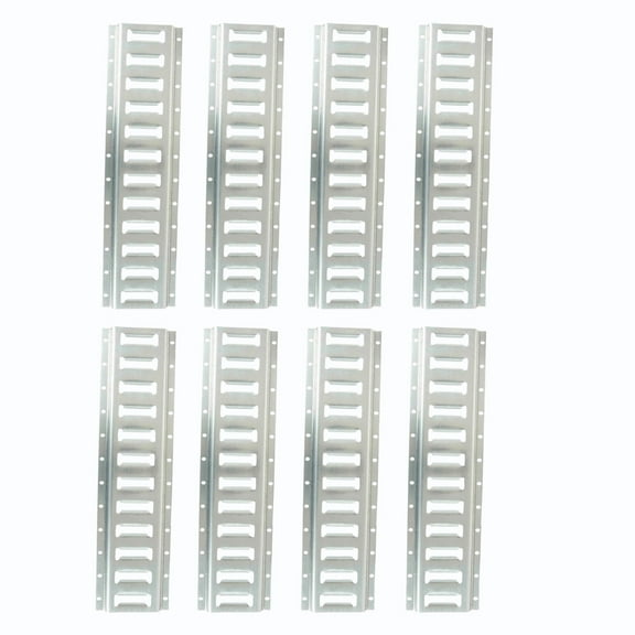 (8 Pack) 5' Horizontal E-Track Tie-Down Rail - Made in USA | Hot-Dipped Galvanized Steel, Bolt-On Tie Down Rail for Cargo on Pickups, Trucks, Trailers, Vans