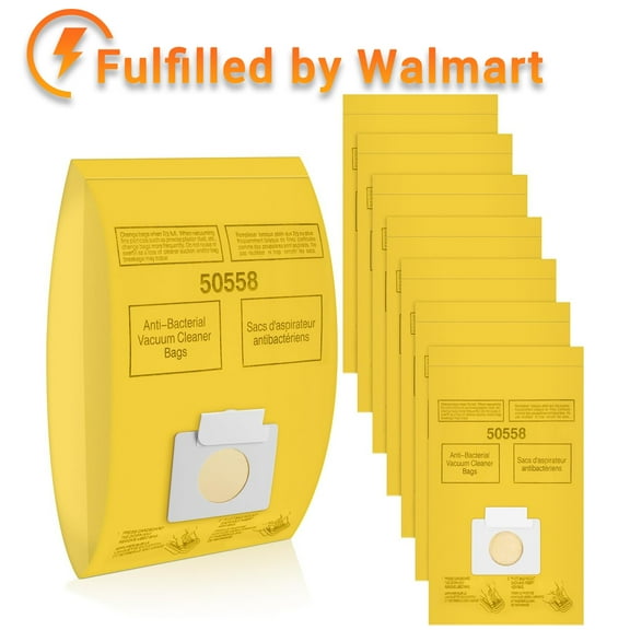 8 Pack 50558 Type C/Q Vacuum Cleaner Bags Compatible with Kenmore Canister Type C/Q 5055, 50557, 50558, 50555 Type C-5 Canister Vacuum Cleaner