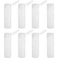 thumbnail image 1 of 8 Pack 50ml 1.7oz Clear Squeezable Plastic Sample Flip Cap Bottle Refillable Travel Containers for Makeup Cosmetic Toiletries Liquid, 1 of 8