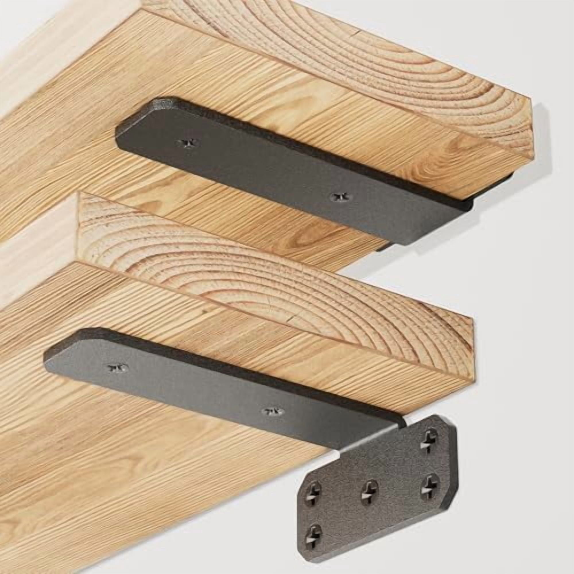 8 Pack 6" Floating Shelf Bracket, Shelves Brackets, Wood Shelving