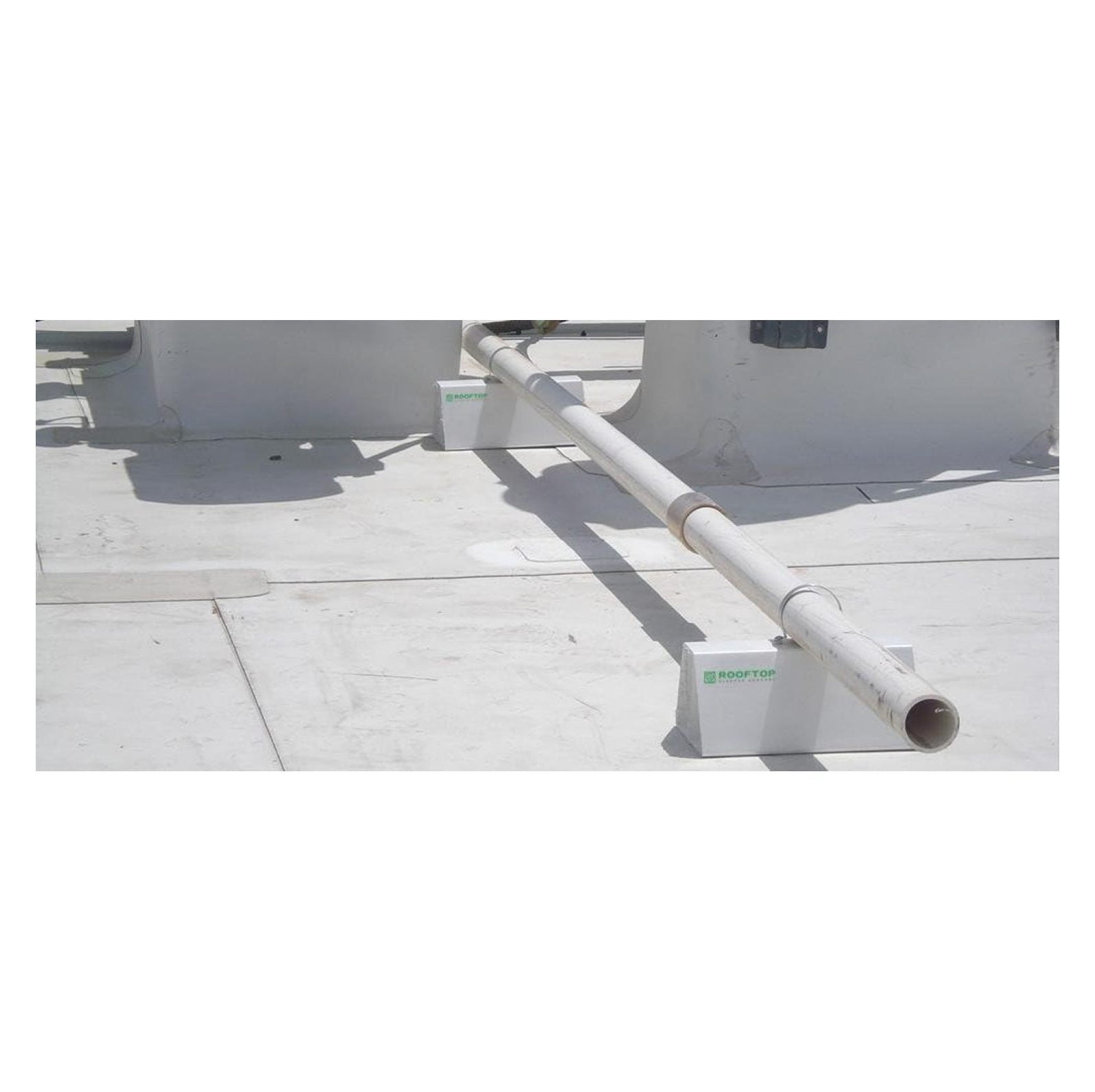 8 Pack 6" PreCut PVC Rooftop Pipe Support Roof Conduit Support
