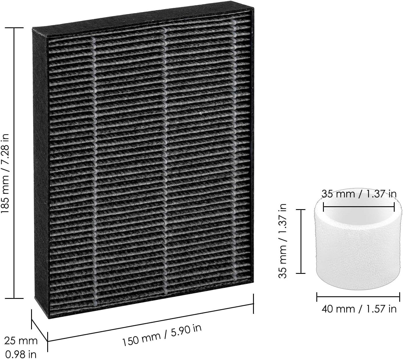 8 Pack  6000S Humidifier Filter  for   Evaporative with Top Fill Filters