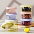 thumbnail image 1 of 8 Pack 60ml Baby Food Storage Containers with Lids – Leakproof Borosilicate Glass Portion Cups with Scale, Microwave & Freezer Safe, Reusable Jars for Spices, Snacks, Sauces, 1 of 4
