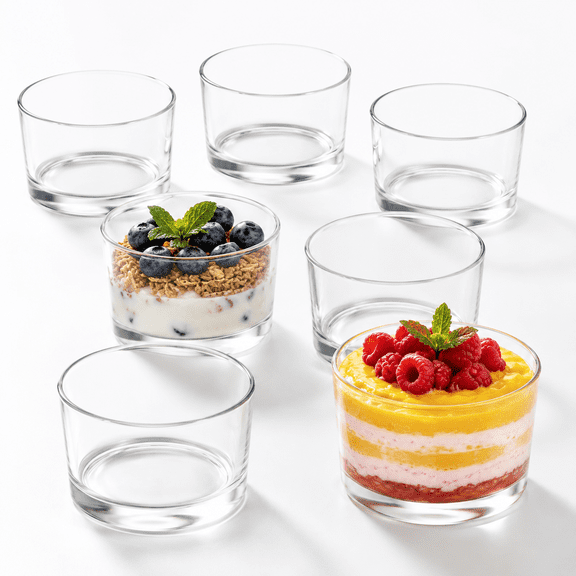 8 Pack 6oz Gldessert Cups - 200ml Small Set Of 8