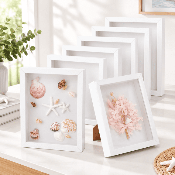 8 Pack 6x8 Inch Shadow Box Picture Frame 3d Frames