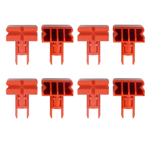 Multipurpose Rotating Wall Hooks 8Pcs Plastic Construction 79-010-4 807530-02 Workmate Swivel Grip Pegs