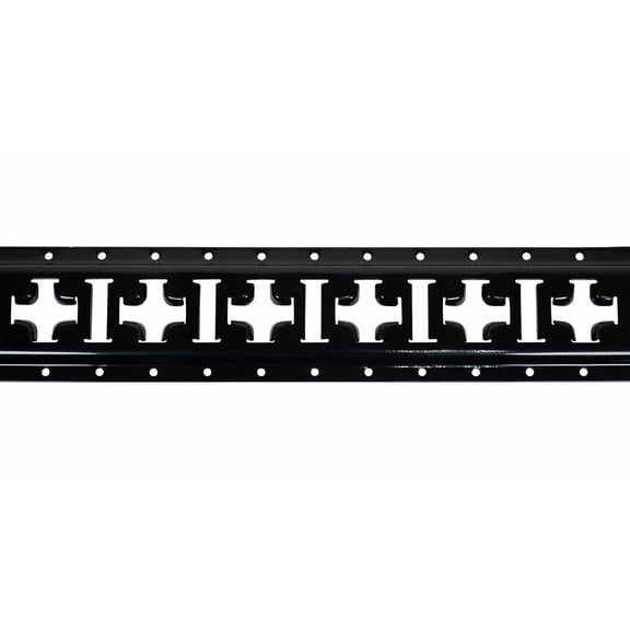 8 Pack 8' X Track Tie Down Rail, ETrack Rail with Horizontal & Vertical Slots, Galvanized Finish - 12 Gauge Steel, Allows use of E-Track Straps in Horizontal or Vertical Alignment