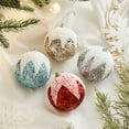 thumbnail image 1 of 8 Pack 8CM Christmas Ornaments Foam Balls Holiday Tree Decorations Set for Xmas Party Home Decor Festive Decor DIY Crafts Gifts, 1 of 9