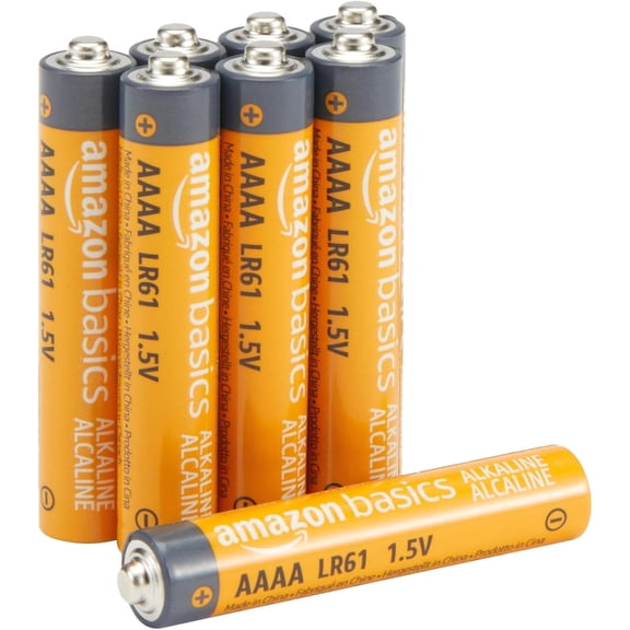 8-Pack AAAA Reliable Alkaline Batteries, 1.5 Volt, 3-Year Shelf Life