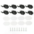 8 Pack Adhesive Hat Hooks for Wall Strong Hold Minimalist Simple
