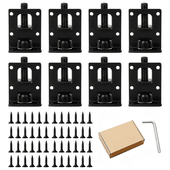 8-Pack Adjustable Furniture Feet, Heavy-Duty Levelers for Sofas, Beds & Cabinets