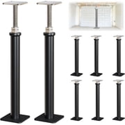 8 Pack Adjustable House Floor Jacks, Post Floor Jack for Leveling, 16.5-20.5 Inch Height Range, Screw Jacks for Basement, Porches, Roof Beams and Decks, 6,600 Lbs Capacity