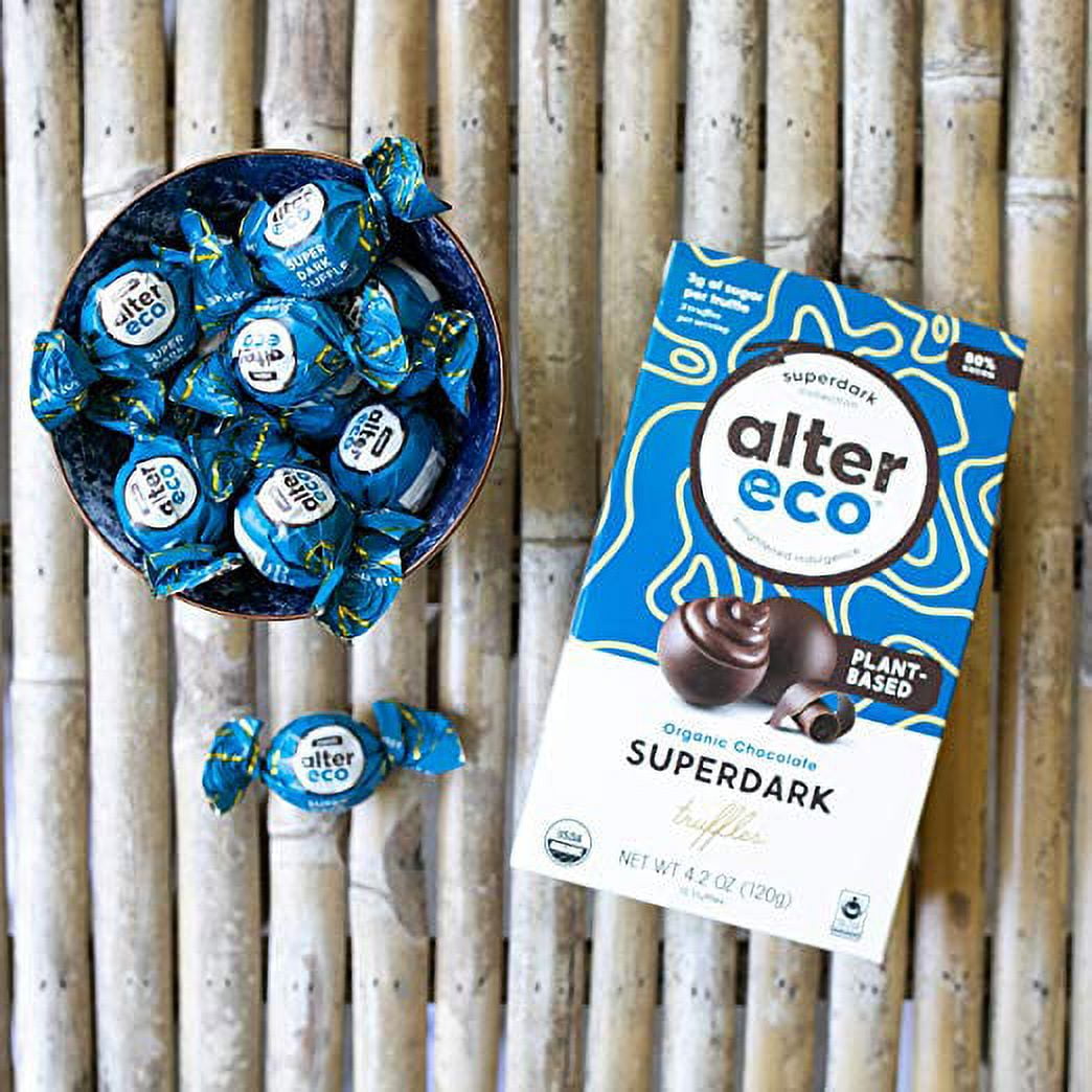(8 Pack)Alter Eco - Truffle Super Dark Chocolate, 4.2 oz.