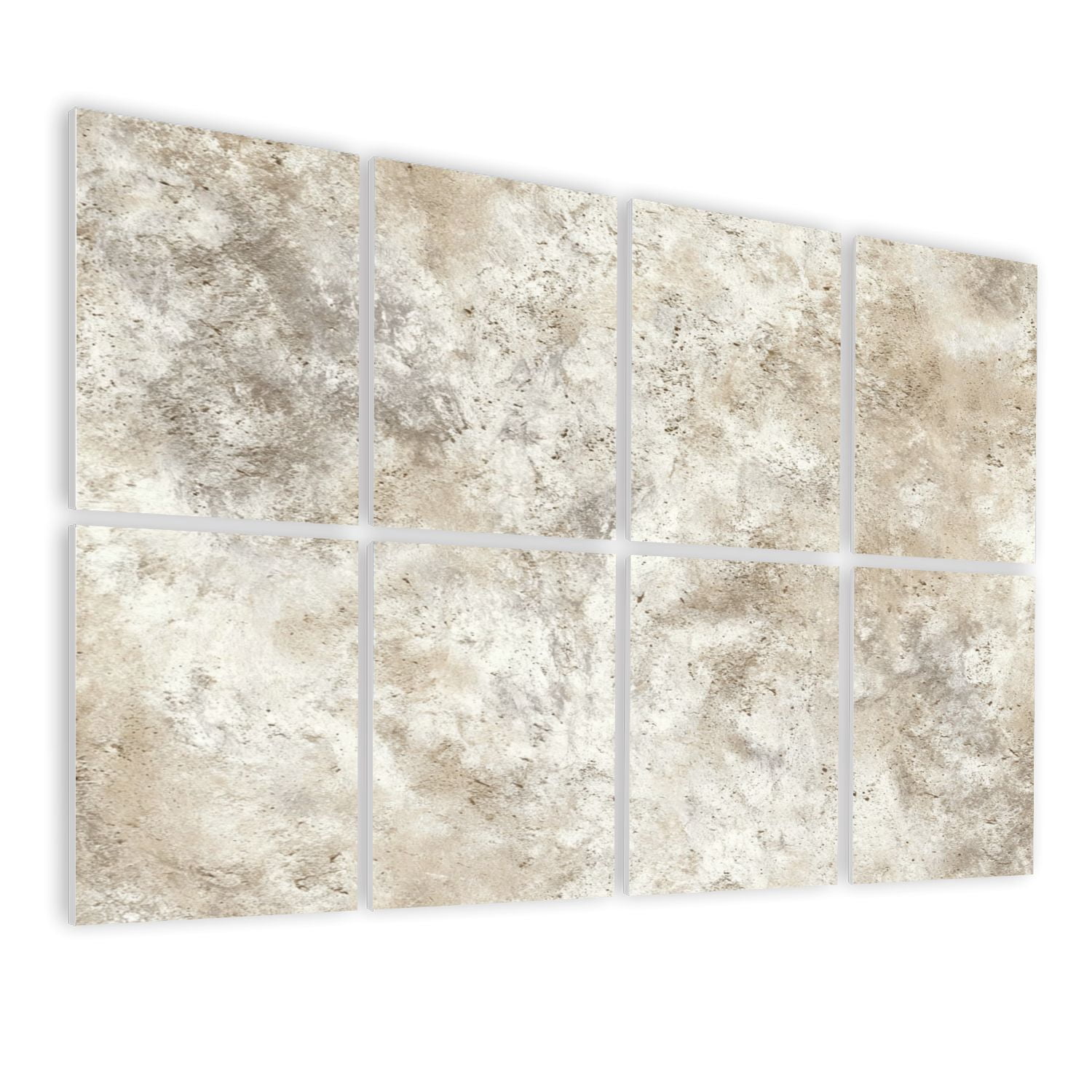 8 Pack Art Acoustic Panels Sound Absorbing Abstract Beige Gray Texture ...