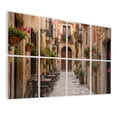 thumbnail image 1 of 8 Pack Art Acoustic Panels Sound Absorbing Cafe tables chairs outside old cozy street Positano town Italy Decorative Soundproof Wall Panels Self Adhesive for Nursery Game Room Bedroom 48"x32", 1 of 7