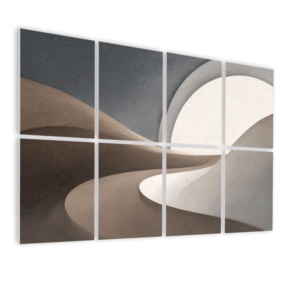 8 Pack Art Acoustic Panels Sound Absorbing Marble Planet Planet Rings Swirling Marble Patterns Layered Soft Decorative Soundproof Wall Panels Self Adhesive for Nursery Game Room Bedroom 48"x32"