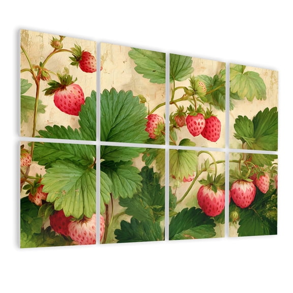 8 Pack Art Acoustic Panels Sound Absorbing Vintage Cottagecore Animal Rustic Farmhouse Forest Frog Rat Bunny Decorative Soundproof Wall Panels Self Adhesive for Nursery Game Room Bedroom 48"x32"