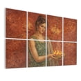 thumbnail image 1 of 8 Pack Art Acoustic Panels Sound Absorbing fresco antique roman house pompeii italy Decorative Soundproof Wall Panels Self Adhesive for Nursery Game Room Office Bedroom Italy Lover 48"x32", 1 of 7