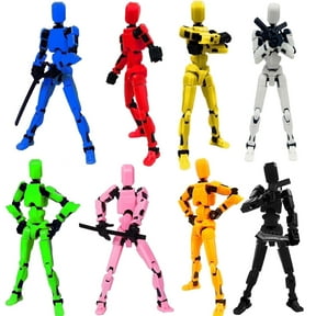 8 Pack(Assembly Completed) T13 Action Figure Set,Dummy 13 Set,3D Printed Robot 13 Action Figure,Lucky 13 Set,Titan 13 Robot Action Figure,for Collectors Desktop Decorations