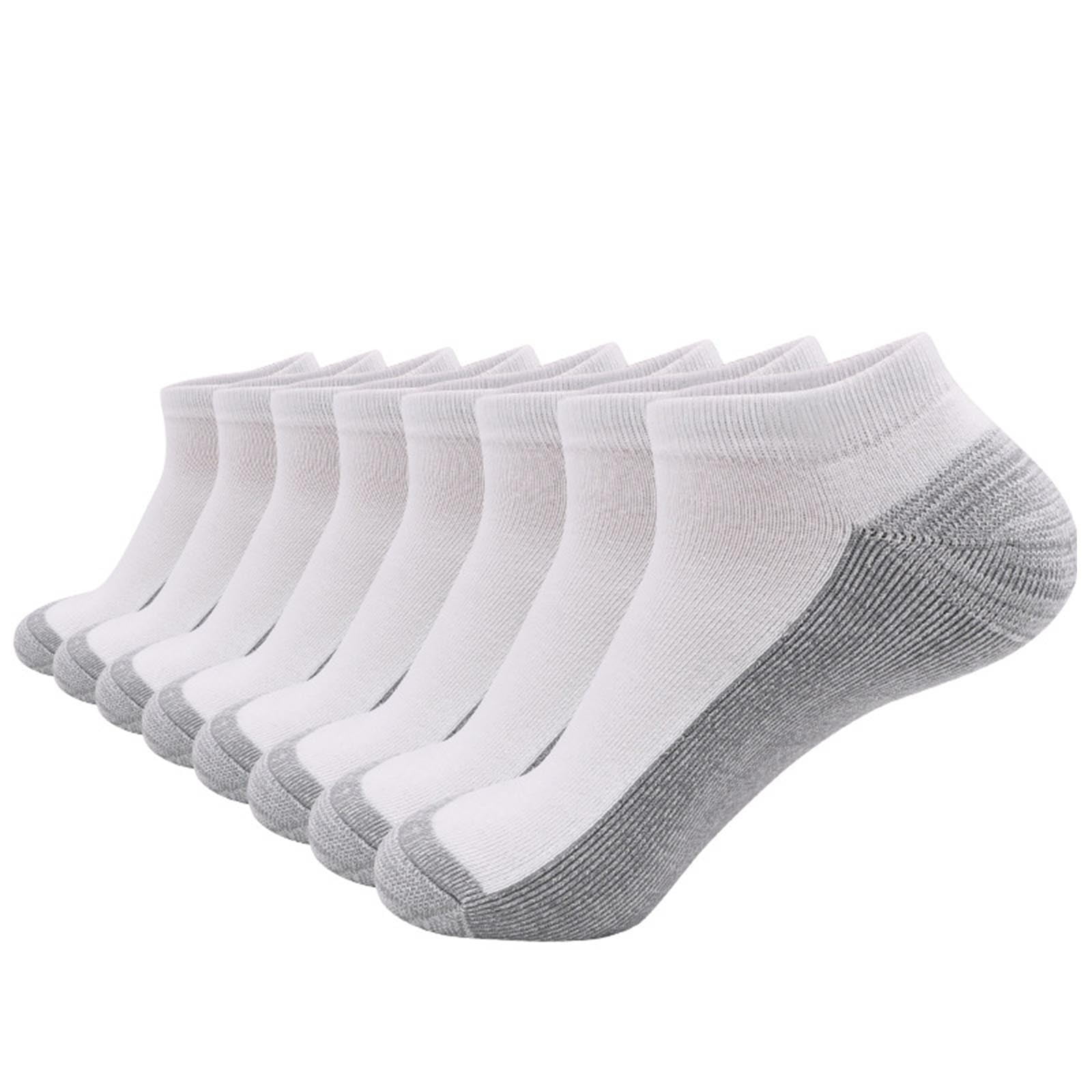8 Pack Athletic Ankle Socks for Men Women Cushioned Low Cut Breathable Casual Running Socks