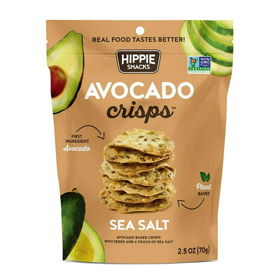 (8 Pack)Avocado Crisps, Sea Salt, 2.5 oz