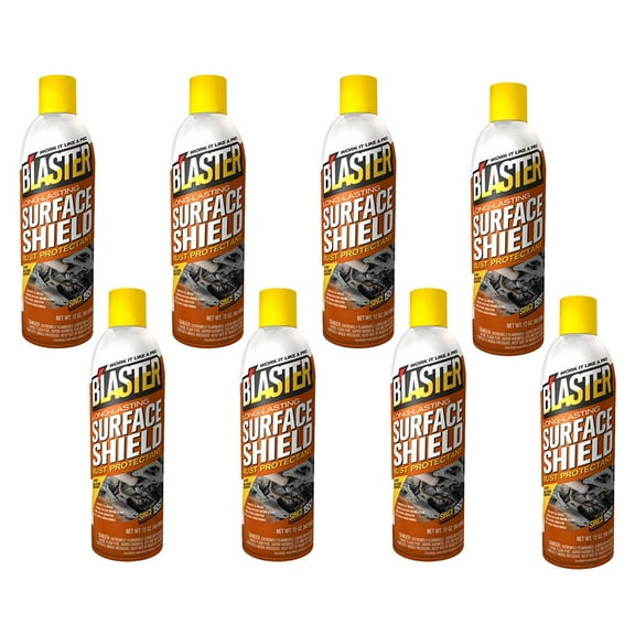 (8 Pack) B'laster Surface Shield Complete Corrosion Protection for Long Lasting - 12 oz Aerosol