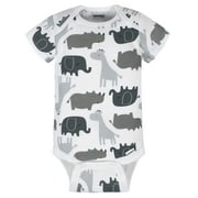 8-Pack Baby Neutral Elephant Bodysuits