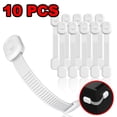 thumbnail image 1 of 8 Pack Baby Proofing Cabinet Strap Locks, Child Safety Strap Locks Childproof for Toilets Seat Fridge Drawer Cabinet Locks, 1 of 8