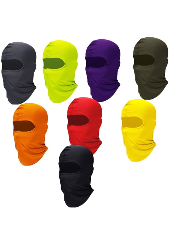 8 Pack Balaclava Face Ski Mask Full Face Cover Hood Shiesty Masks for Men Women