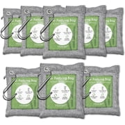 8 Pack Bamboo Charcoal Air Purifying Bag, Activated Charcoal Bags Odor Absorber, Moisture Absorber, Natural Car Air Freshener, Shoe Deodorizer, Odor Eliminators For Home, Pet, Closet, Car