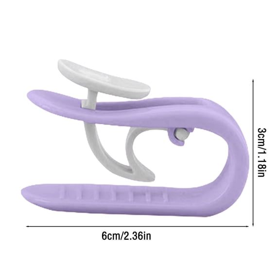 8-Pack Bed Sheet Clips with Rounded Edges, Plastic Sheet Fasteners for Mattress, Strong Grip Sheet Straps, Purple