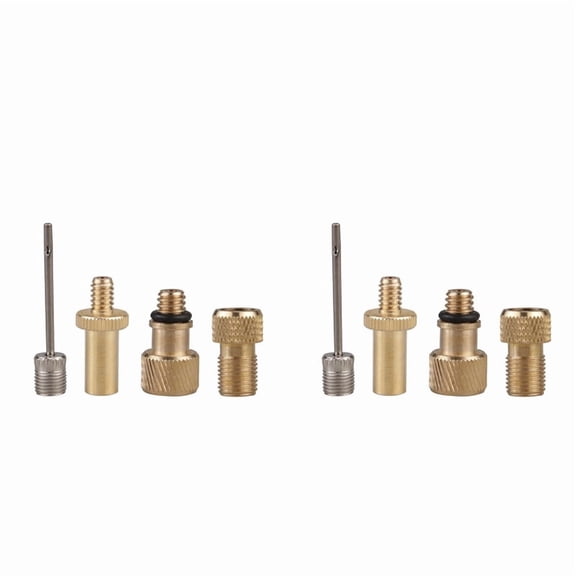 8 Pack Bicycle Valve Adapter Bicycle Tube Valve Adapter Sv Av Dv Bicycle Pump Inflator Accessories