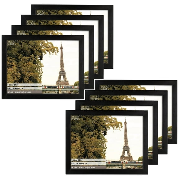 Studio Decor Black 18" x 24" Studio Frame, Home Collection, 8 Pack