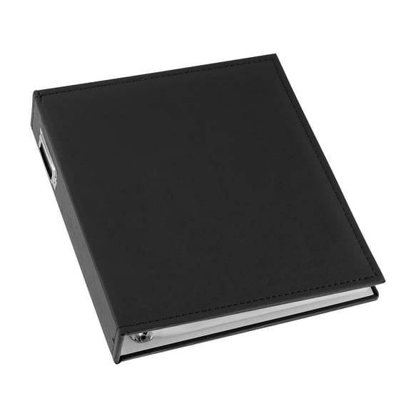 Recollections Black D-Ring Scrapbook Album, 8 Pack