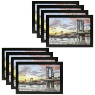 8 Pack: Black Flat Frame - Home by Studio Décor®