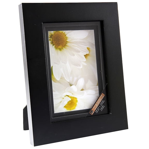 Studio Decor Black Frame with Black Double Mat, Gallery, 8 Pack