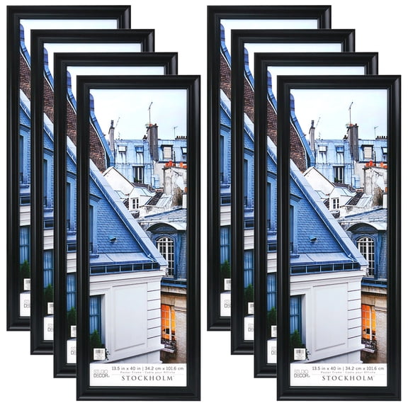 Studio Decor Black Poster Frame, Stockholm, 8 Pack