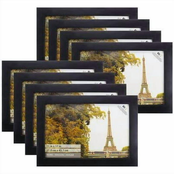 Studio Decor Black Studio Frame, Home Collection, 8 Pack