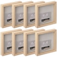 thumbnail image 1 of 8 Pack: Blonde 9" x 9" Belmont Shadow Box by Studio Decor, 1 of 4