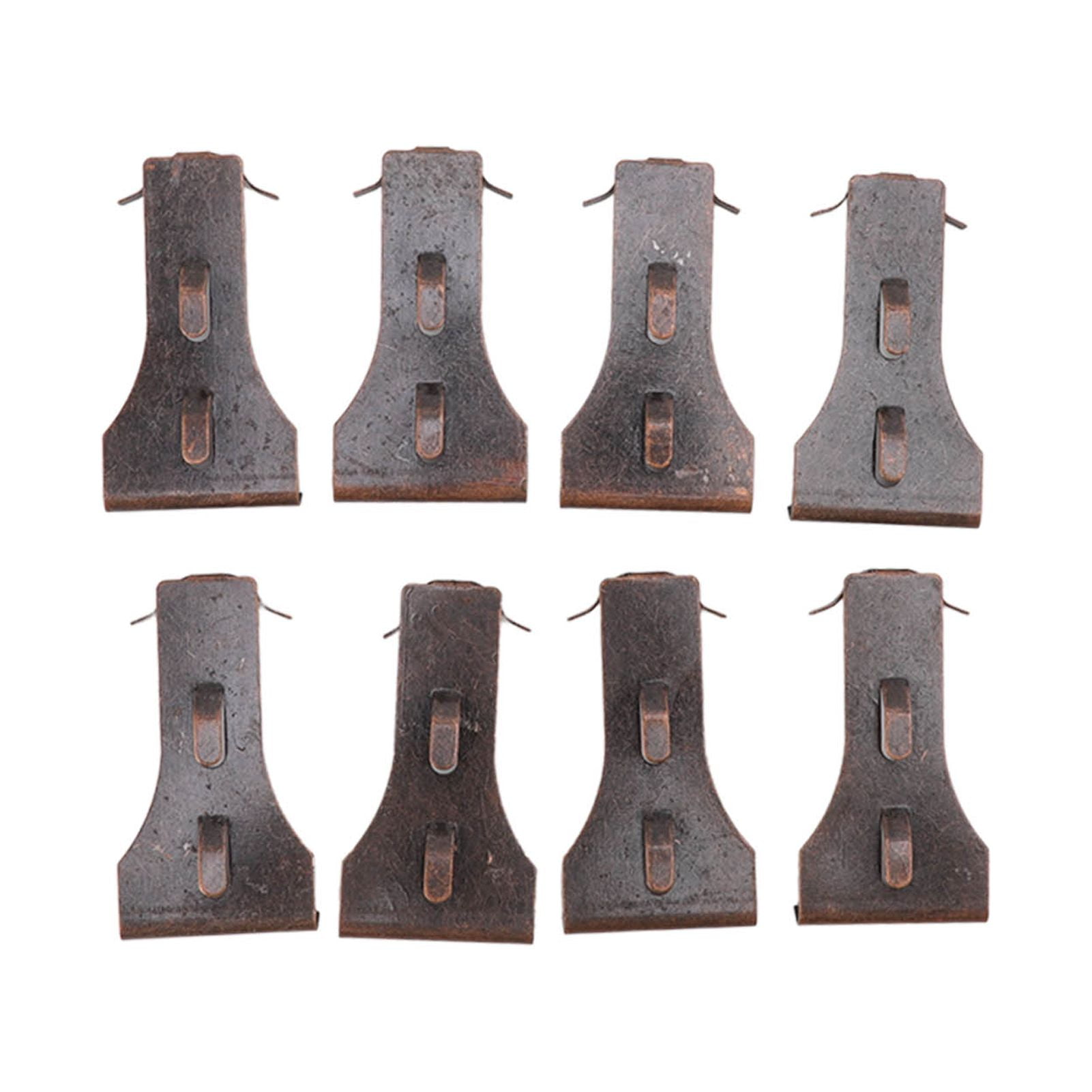 8 Pack Brick Hook Clips Steel Brick Hanger Fit for Standard Size Bricks