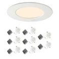 thumbnail image 1 of 8 Pack - Brilli 4"W Color Tunable LED Canless Recessed Retrofit Downlight Flush Mount Light Fixture, 1 of 9