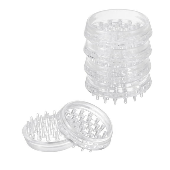 Uxcell Carpet Protectors Spiked Caster Cups Spiked Furniture Cup 1.46" 8Pcs