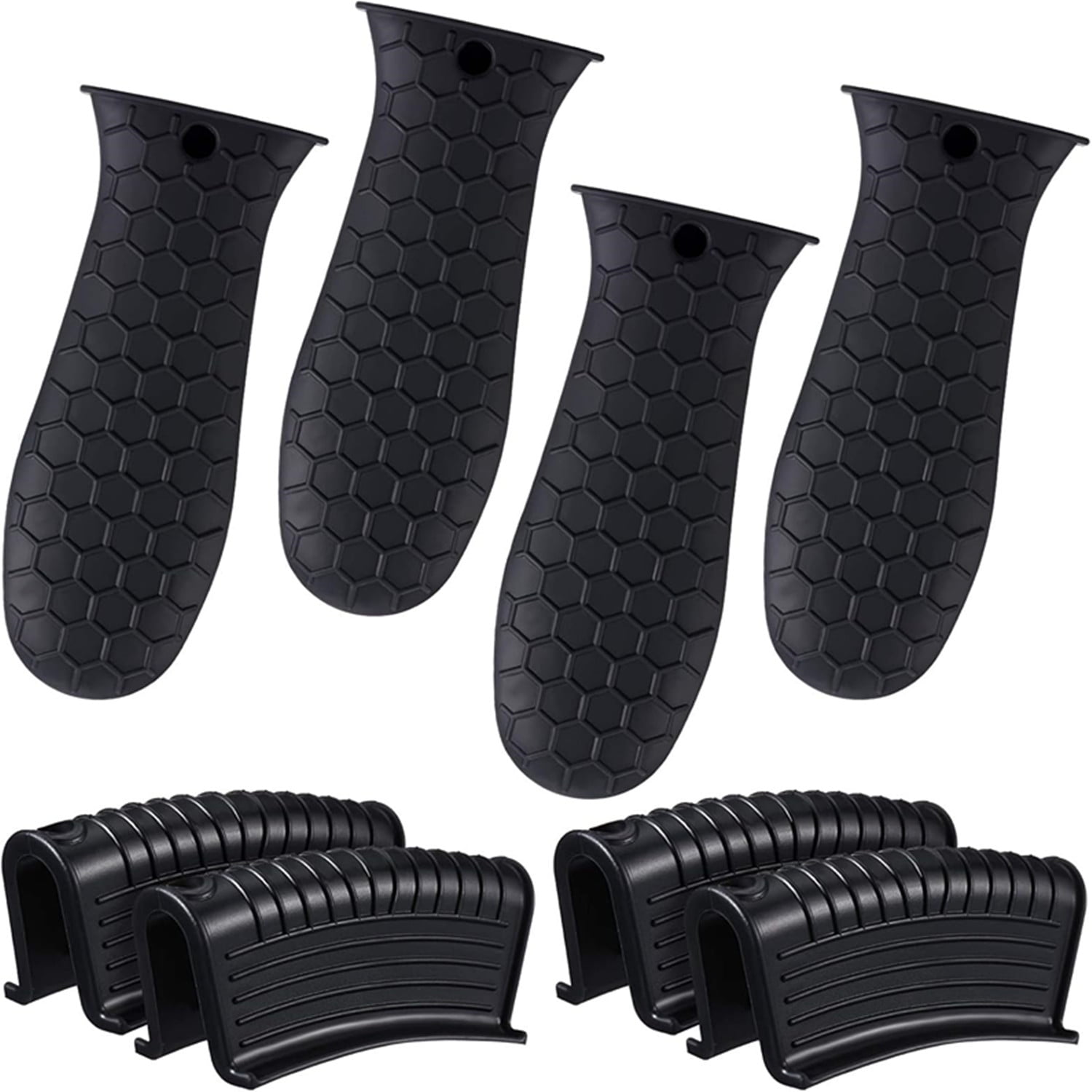 8 Pack Cast Iron Handle Cover, Silicone Hot Handle Holder, Assist Handle Holder, Non-Slip Pot Holder Sleeve, Pot Handle Covers Heat Resistant Potholder Cookware Silicone Cast Iron Handle Cover C65 - Walmart.com