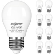 8 Pack Ceiling Fan Light Bulbs 5000K Daylight, A15 LED Light Bulbs, E26 Base, 5W (40W Equivalent), Energy Saving Bulbs Non-Dimmable