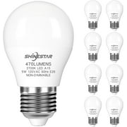 8-Pack Ceiling Fan Light Bulbs, A15 LED Bulb with E26 Base, 40w Equivalent, 2700K Warm White, Non-Dimmable