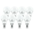 8Pack Ceiling Fan Light Bulbs Small Base, 5000K Daylight, E12 LED