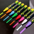 thumbnail image 1 of 8 Pack Chalk Marker Pen Dry Erase Markers 6mm Reversible Bullet & Chisel Tip Fluorescent Markers Highlighters for LED Menu Board Bistro Board AD Drawing POP Art Glass Window Blackboard, 1 of 7