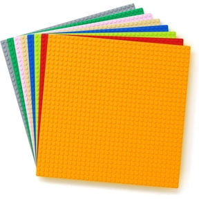 8 Pack Classic Baseplates 10" x 10" Large Building Plates for Building Bricks, Compatible with All Major Brands and Activity Table- Perfect STEM Gift for Builders