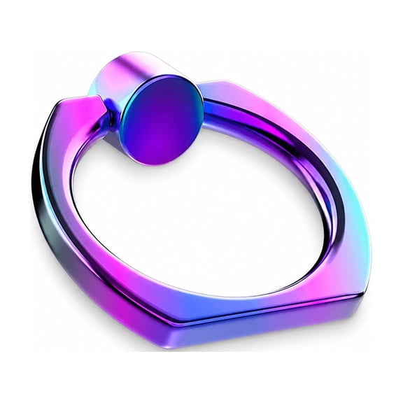 8-Pack Clear Phone Ring Holder - 360 Degree Rotation Finger Grip Kickstand
